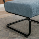 Accent Chair - Modern Industrial Slant Armchair with Metal Frame - Premium High Density Soft Single chair for Living Room Bedroom