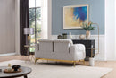 Zoe Modern Style Loveseat