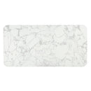 Clayten - Dining Table With Marble Top - White Natural Marble Top & Espresso