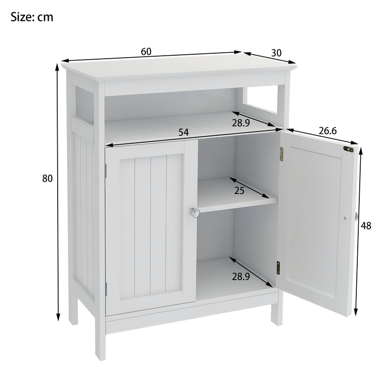 Walker Edison | Double Shutter Doors Storage Cabinet