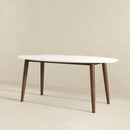 Ada - Mid-Century Modern Style Oval Dining Table by HouseOfZazla