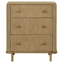 Stevie Sand Wash Natural Cane 4-Piece Eastern King Bedroom Set