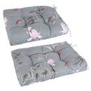 2Pcs Rocking Chair Cushion Upper And Lower Back And Seat Sets with Non-Slip Ties Polyester Fiber Filling Comfortable for Indoor Home Office Car