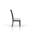 Upholstered Seat Ladderback Side Chair (Set of 2) - Coffee by HouseOfZazla