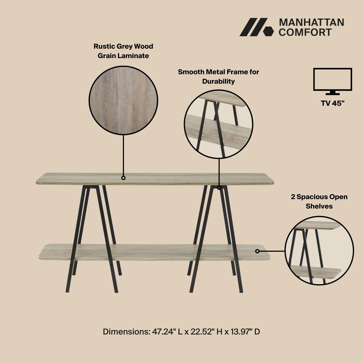 Celine - Modern Console Table, photo 8 of 12