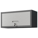 Heavy Duty Metal Wall Mounted Tool Storage Cabinet Steel Metal Garage Storage Cabinet - Black / Gray by HouseOfZazla