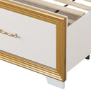 Obsession - Queen Size Bed With LED Headboard And Footboard Storage Drawer - White by HouseOfZazla