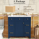 Bathroom Vanity With Ceramic Sink, Soft Close Doors, Adjustable Shelves by HouseOfZazla