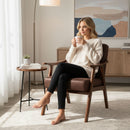 Accent Chair, Classic Mid Century Modern For Extra Seating by HouseOfZazla