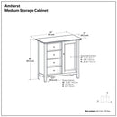 Amherst - Handcrafted Medium Storage Cabinet by Unique Piece Furniture