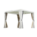 10x10 FT Outdoor Louvered Pergola with Adjustable Louvers