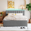 Upholstered Platform Bed With Trundle by Unique Piece Furniture