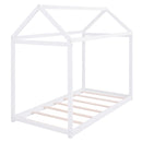 Wooden House Shaped Bed