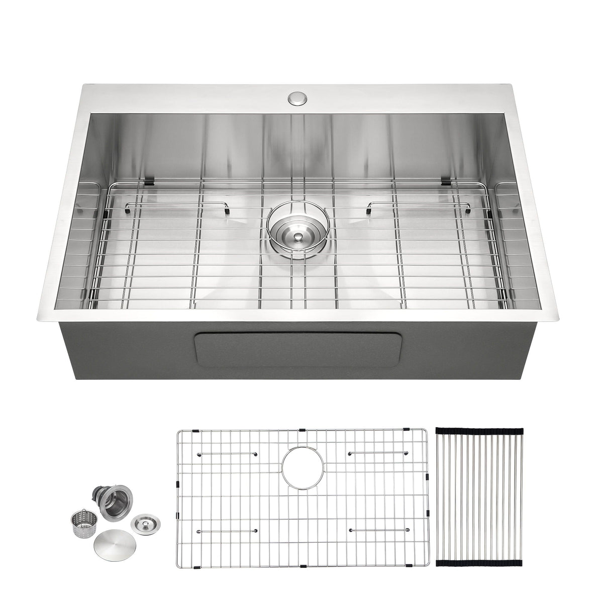 Stainless Steel Drop In Kitchen Sink, Topmount, photo 3 of 40