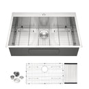 Stainless Steel Drop In Kitchen Sink, Topmount by HouseOfZazla
