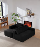 96.9" Cloud Sectional Couch with L-Shape Chaise