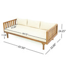 Claremont 3 Seater Daybed (Beige) by HouseOfZazla