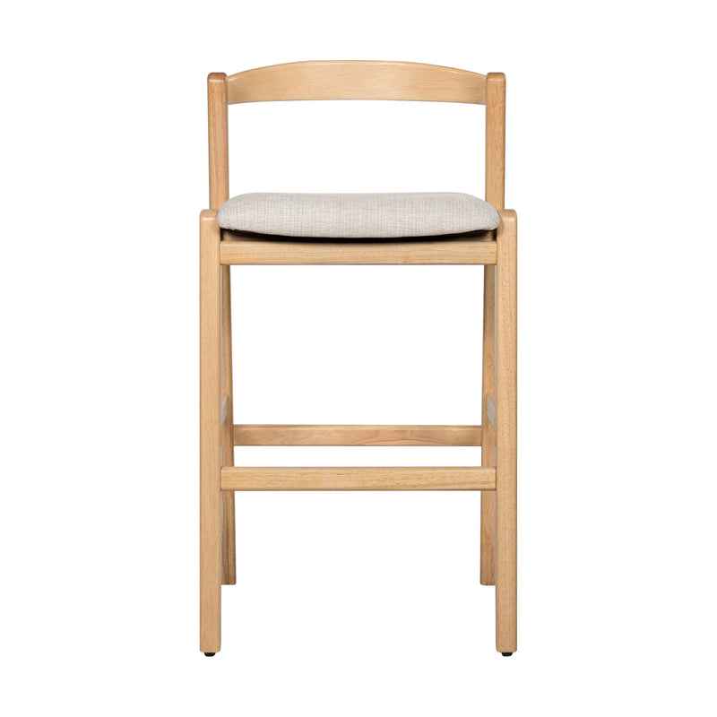 Balmain Indoor Rubberwood Barstool, photo 8 of 10