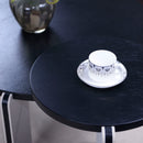 Round Coffee & End Table Set - Black by HouseOfZazla