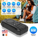 Portable Solar Charger 49800mAh Power Bank External Battery Pack 22.5W PD Fast Charging Built in 4 CablesÊ15W Wireless Charging LED Flashlight for Cam