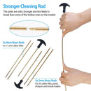 Universal Gun Cleaning Kit Gun Cleaning Brushes Mops Muff Guard w/ Carrying Case For Rifles Pistols Handguns Shotguns by GBruno Store