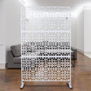 Outdoor & Indoor Metal Freestanding Decorative Privacy Screen by HouseOfZazla