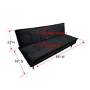 Gyuri - Upholstered Sofa - Black by HouseOfZazla
