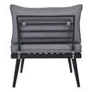 6-Piece Outdoor Sectional Sofa Set with Round Nesting Coffee Tables and Seating Sofa with Cushions for Patio, Porch and Garden (Grey)