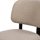 Harriet - Split Back Upholstered Dining Side Chair (Set of 2) - Merino Gray by HouseOfZazla
