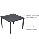 Outdoor Modern Dining Set, Chairs Sunbrella Cushioned And Dining Table With Umbrella Hole by Unique Piece Furniture