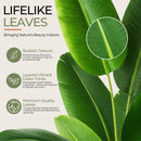 Bird of Paradise Artificial Plant - 6 Ft Tall Faux Banana Leaf Tree