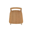 Sven - Modern Minimalist Low Back Counter Stool - Natural Blonde Ash by HouseOfZazla