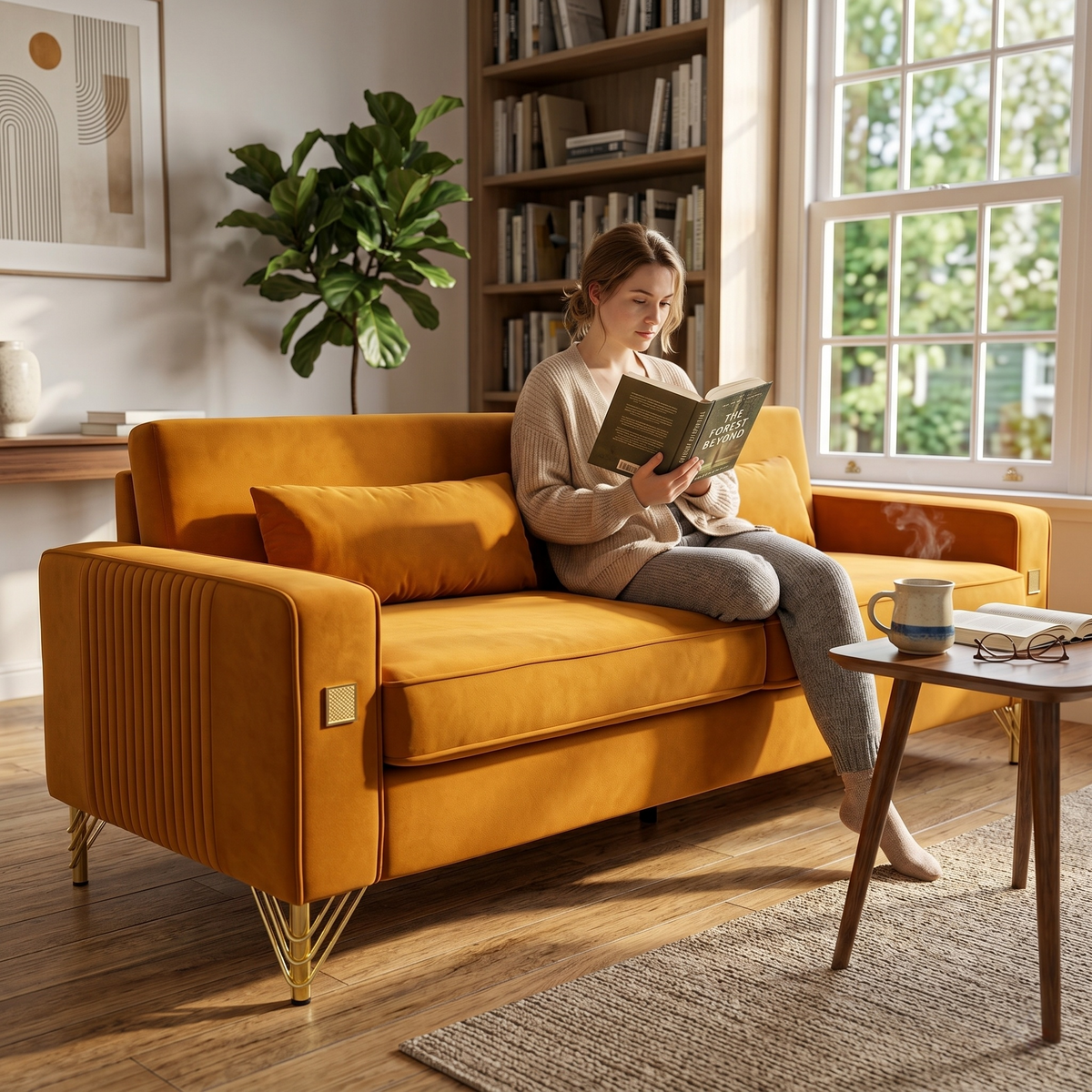Luxury Velvet Sofa, photo 2 of 10