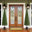 6FT Artificial Conical Topiary Tree UV Resistant Faux Cedar