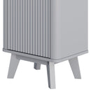 Tall Bathroom Storage Cabinet With Adjustable Shelves And 1 Drawer & Door