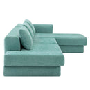 L-Shaped Modular Sofa With Double Layer Cushion by HouseOfZazla
