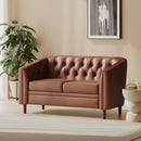 Sophisticated Loveseat With Diamond Stitched Detailing by HouseOfZazla