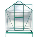 Polycarbonate house, Heavy Duty Outdoor Aluminum Walk-In House Kit With Rain Gutter, Vent And Door For Backyard Garden by HouseOfZazla