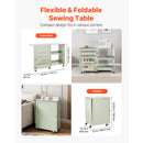 Folding Sewing Table: Multipurpose Craft Station