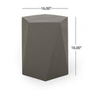 Side Table With Geometric Design