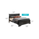 Upholstered Panel Sleigh Bed Design by Unique Piece Furniture