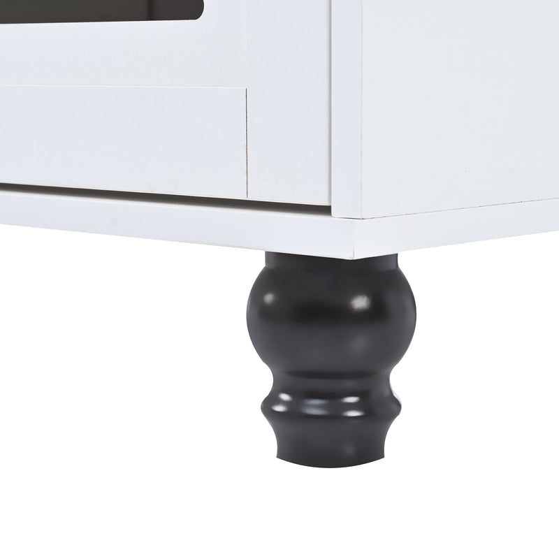 5-in-1 Entryway Bench with Shutter-shaped doors, Coat Rack, Cushion and 4 Sturdy Hooks, 47.2" Wide Hall Tree with Storage Bench for Hallway, Entryway, Living Room