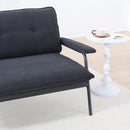 Modern Metal Frame Sofa With Sponge Filling For Compact Spaces And Versatile Use by Unique Piece Furniture