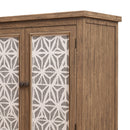 Storage Cabinet, Organizer - Brown Antique White by HouseOfZazla