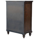 Berwick - 5 Drawer Chest With Felt Lined Top Drawers - Dark Oak by HouseOfZazla