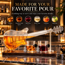 Electric Guitar Whiskey & Wine Decanter with 2 Pick