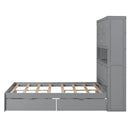Platform Bed With USB, Storage Headboard & Drawers by Unique Piece Furniture