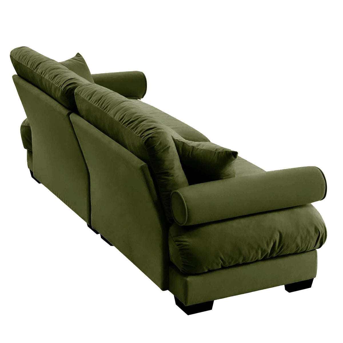 Modern Sofa With Bolstered Armrests And Pillows, photo 21 of 37