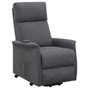 Upholstered Power Lift Recliner With Wired Remote by HouseOfZazla