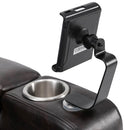 Power Recliner With Storage Arms, Cupholders, Swivel Tray Table And Cell Phone Stand - Brown by HouseOfZazla